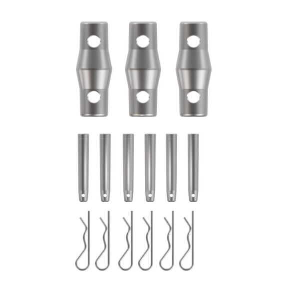 Angle Trio 3 directions 90° sommet bas gauche noir - Contest Stage AG29-034 blk