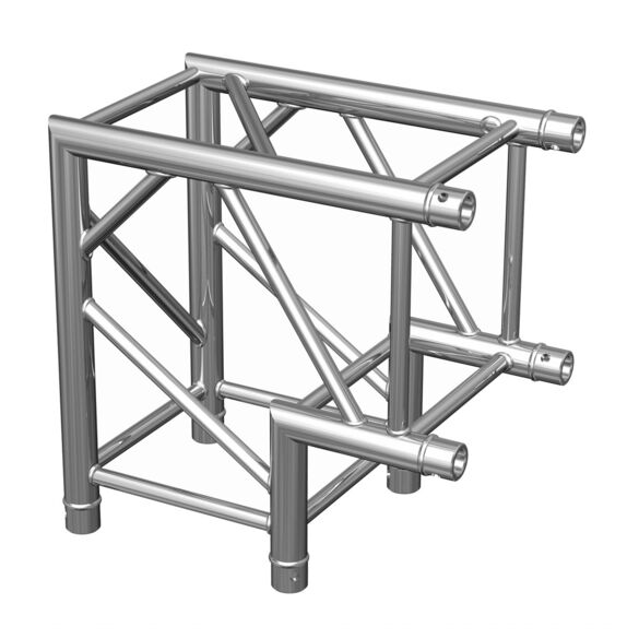 Angle aluminium carré 290 charge lourde 2 directions 90° - Contest Stage QUATRO-A01