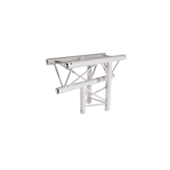 Té vertical 290 mm 3 directions sommet bas blanc - Contest Stage AG29-035 W