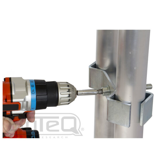 Pince de liaison pour deux pieds ronds - praticable PRO / STAGE - Contest Stage BT-STAGE-LEGCLAMP-2