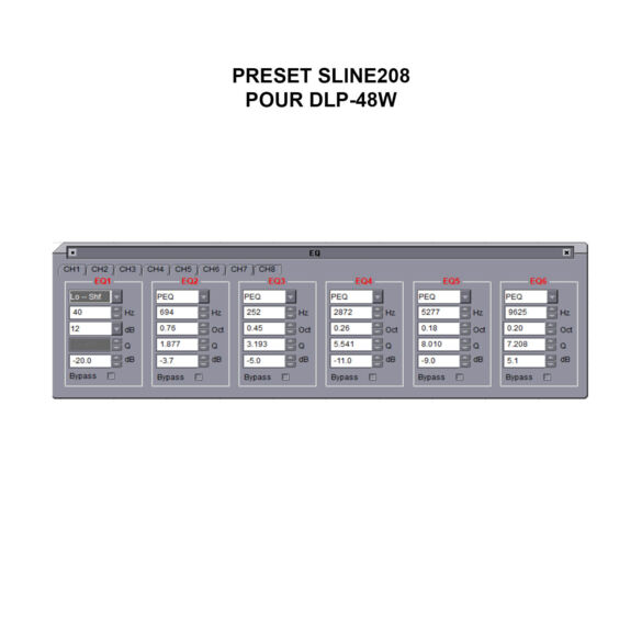 Audiophony Sline208B