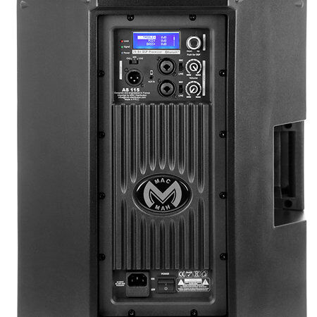 Mac Mah Pack AS 115 (la paire) + AS 818 Sub + housses et supports d'enceintes Plugger ST180 – 110 cm
