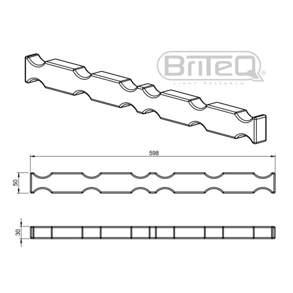 Entretoise de transport pour structure en 290 mm, Compatible avec la struct - Contest Stage BT-TRUSS 29-TROLLEY-STACK