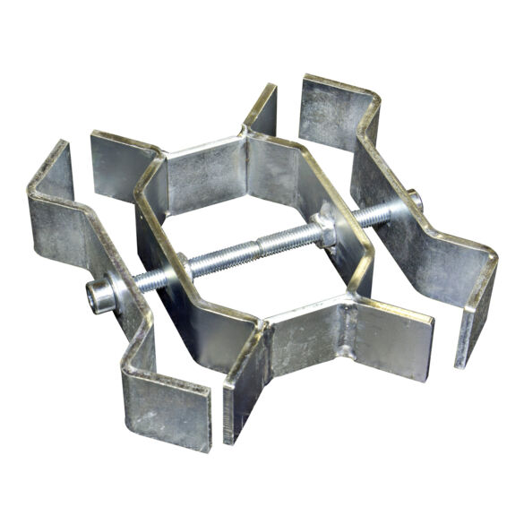Pince de liaison pour quatre pieds ronds - praticable PRO / STAGE - Contest Stage BT-STAGE-LEGCLAMP-4