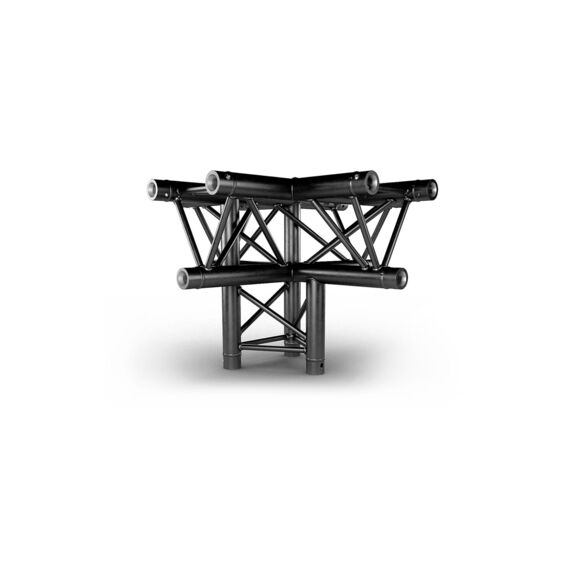 Croix 290 mm 4 directions plus pied noir - Contest Stage AG29-053 blk