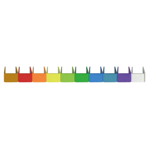 Mipro RH87 Lot de 10 Clips d'identification colorés