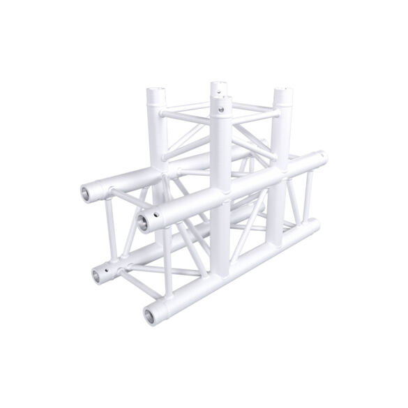 Angle aluminium carré 290 3 directions 90° blanc - Contest Stage AGQUA-05 W