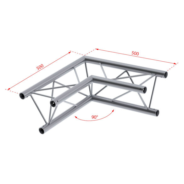 Angle Triangulaire 220 mm 2 directions 50 cm 90° - Contest Stage DECO22T-AG01