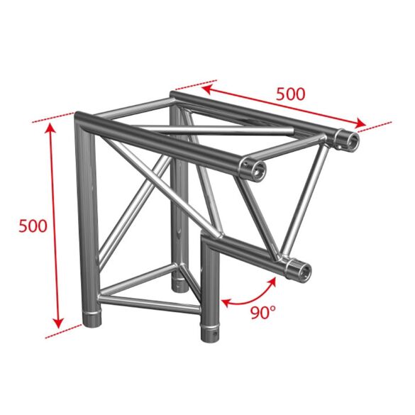 Angle Trio 2 directions 90° sommet intérieur - Contest Stage AG29-025