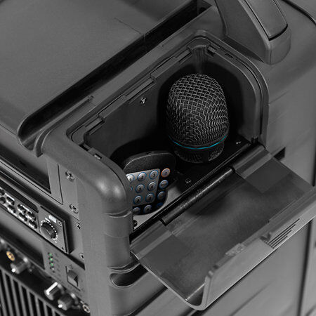 MIPRO MA 708 Pack rangement intégré pour micro sans fil dans l’enceinte portable