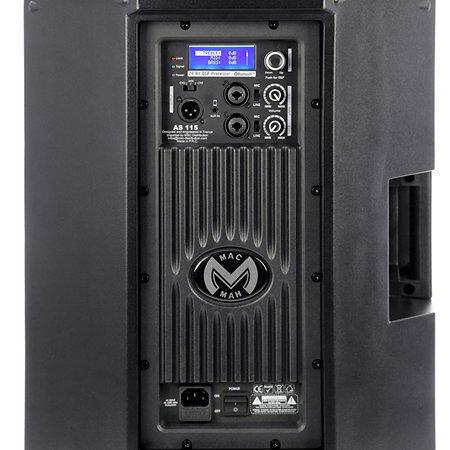 Mac Mah Pack AS 115 (la paire) + AS 815 Sub + supports d'enceintes Plugger ST180 (la paire) – 110 cm