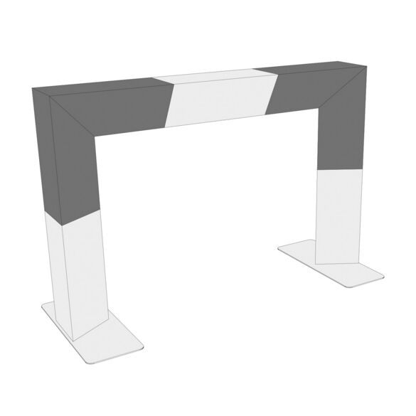 Angle Triangulaire 220 2 directions 50 cm 90° vertical - Contest Stage DECO22T-AG05