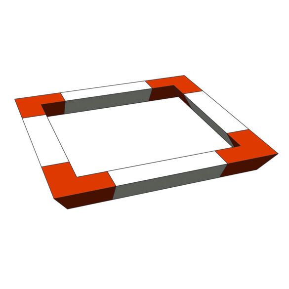 Angle Triangulaire 220 mm 2 directions 50 cm 90° - Contest Stage DECO22T-AG01