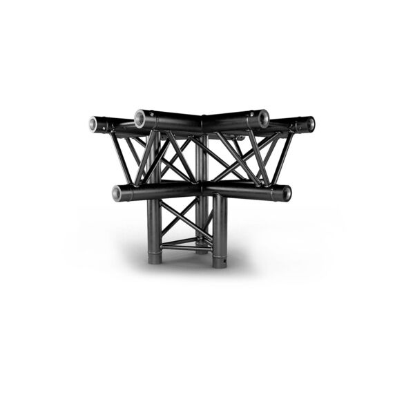 Angle Trio 3 directions 90° sommet bas droit noir - Contest Stage AG29-033 blk