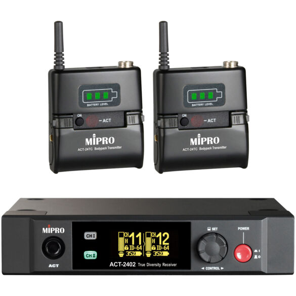 Mipro ACT-2402 + 2x ACT-24TC Lithum