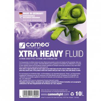 Liquide fumée 10L Caméo XTRA HEAVY FLUID