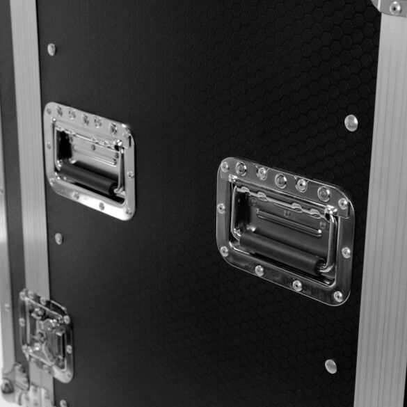 Flight case Rack 16U roller