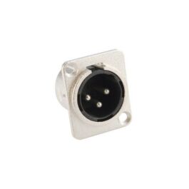 Embase XLR mâle Type-D