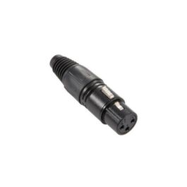Connecteur XLR femelle noir