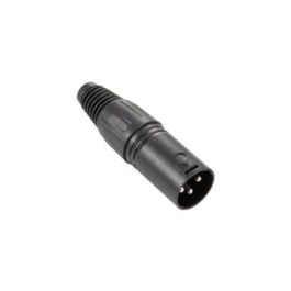 Connecteur XLR mâle noir