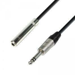 Rallonge Câble Casque Audio Jack stéréo 6,3 mm vers Jack stéréo 6,35 mm 3 m