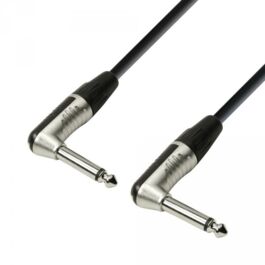 Câble Instrument REAN Jack 6,35 mm mono coudé vers Jack 6,35 mm mono coudé 1,5 m