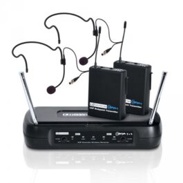 LD Systems ECO 2X2 BPH 2 - Système de Micro sans Fil avec 2 x Émetteur Ceinture et 2 x Micro Serre-tête