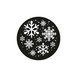 Gobo motif flocons 1 couleur blanc 54mm