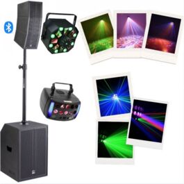 Location pack sono+lumière 80personnes (Tarif week end ou 2 jours)