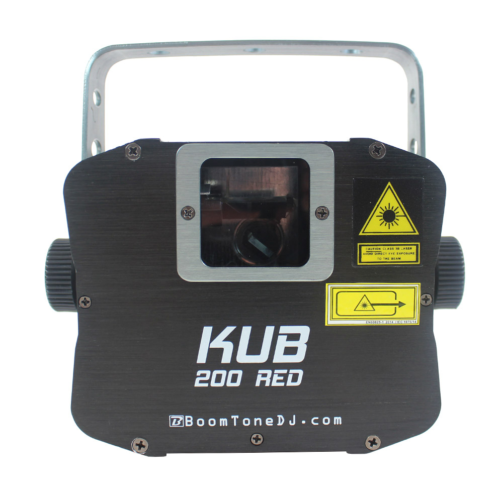 KUB 200 RED  Laser rouge 200mW avec 25 programmes intégrés.